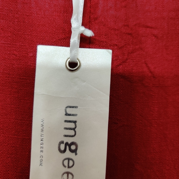 Red Ruffle Sleeve Top - Picture 3 of 9